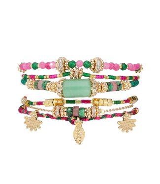 Hipanema Armband Kanelle Rose