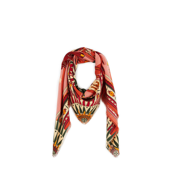 Louis Vuitton Multicolor Jungle Fever Silk Scarf