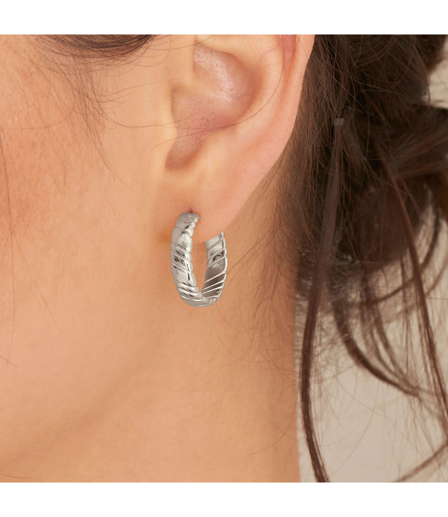 Ania Haie Oorring Twist Hoop