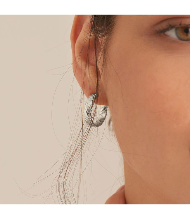 Ania Haie Oorring Twist Hoop
