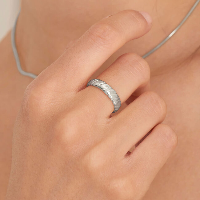 Ania Haie Ring smooth twist wide