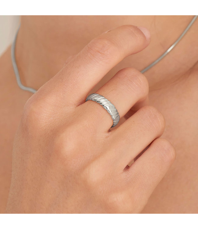 Ania Haie Ring smooth twist wide