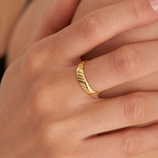 Ania Haie Ring smooth twist wide