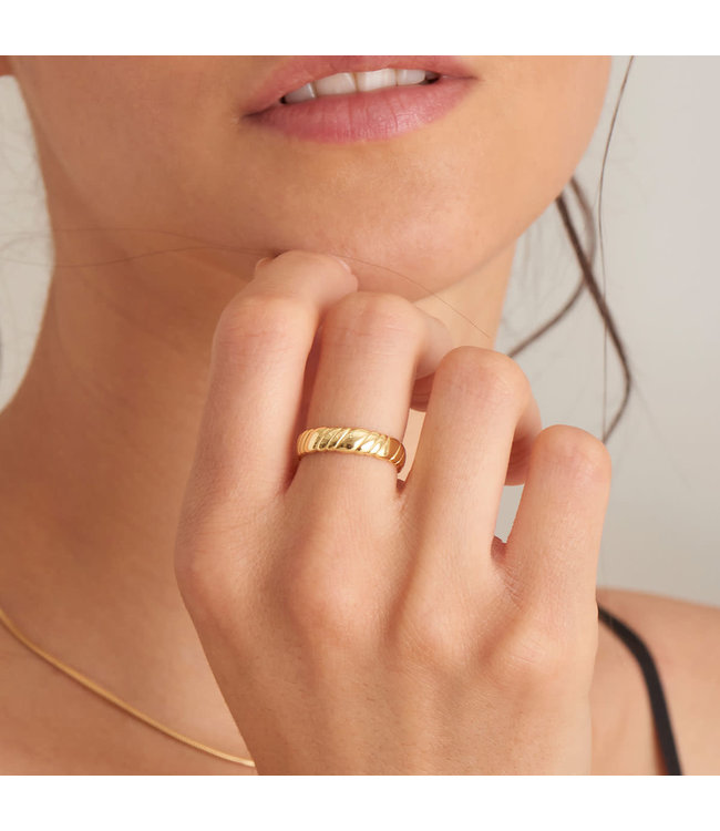 Ania Haie Ring smooth twist wide