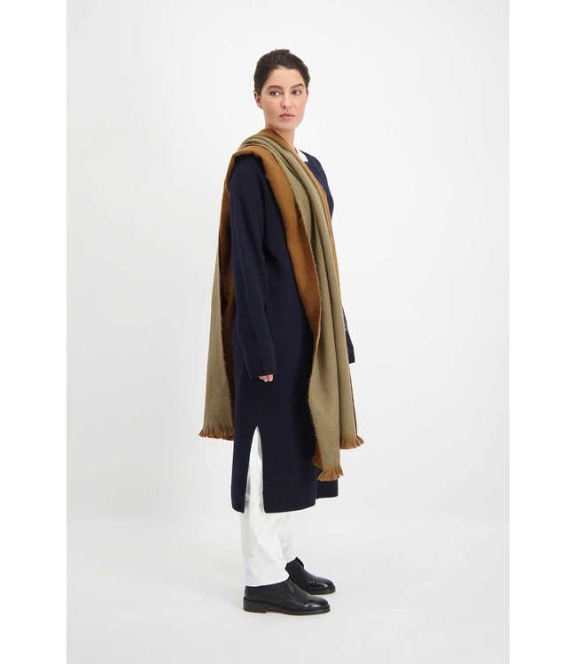 Alpaca Loca Sjaal Double Camel-Sigar Brown