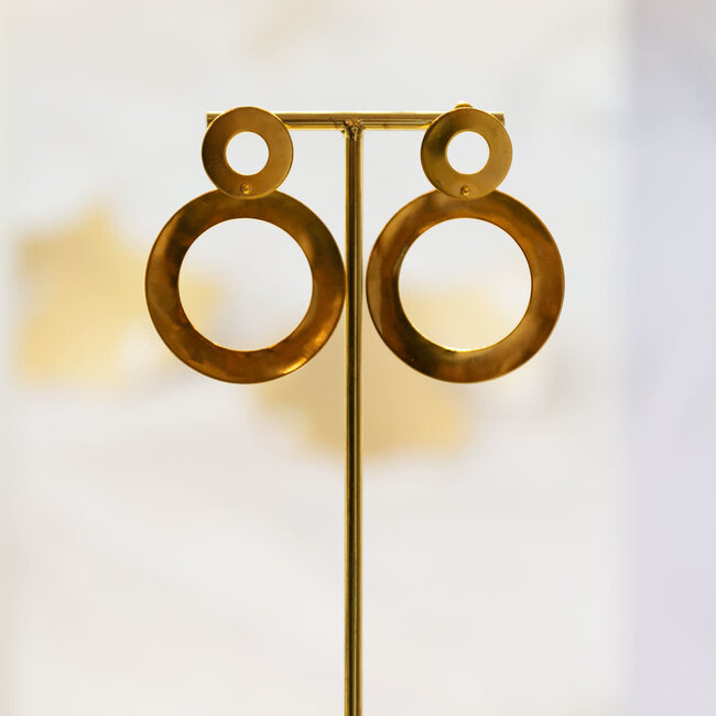 TAIM Oorring Catia Goud