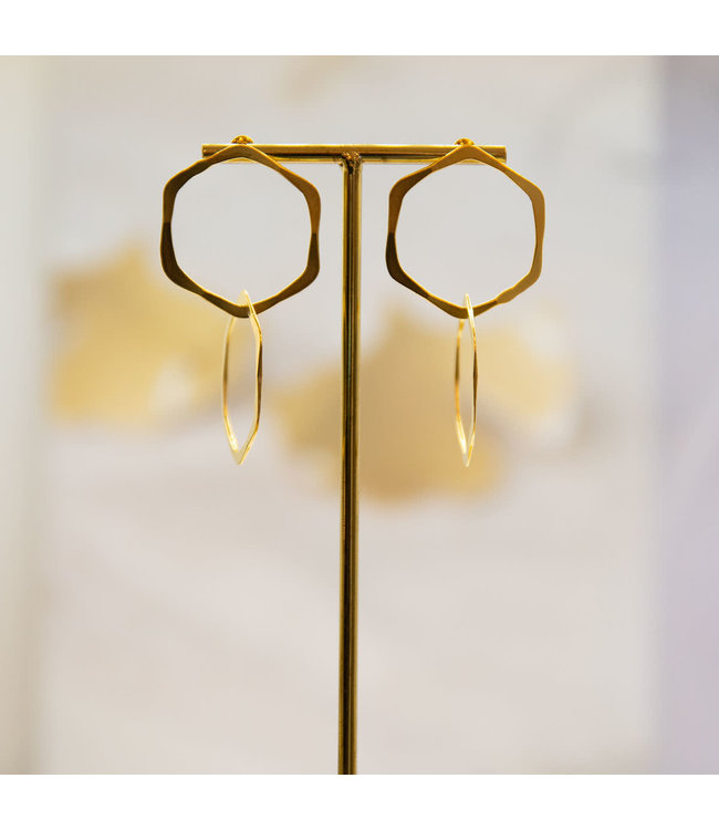 TAIM Oorring Livana Goud