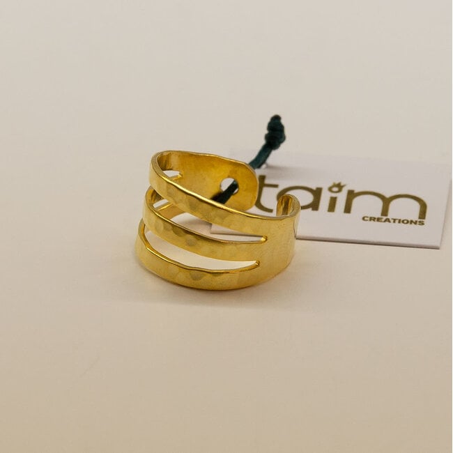 TAIM Ring Agera Gold