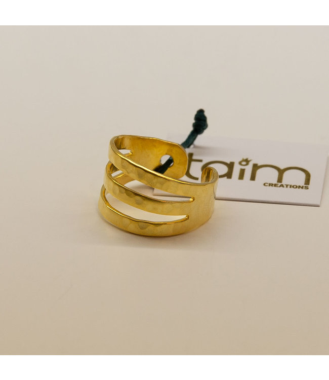 TAIM Ring Agera Gold