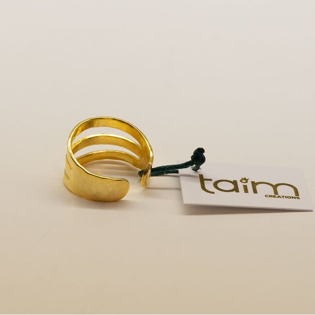 TAIM Ring Agera Gold