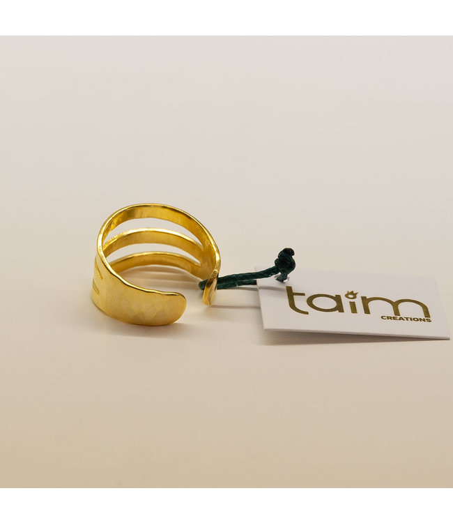 TAIM Ring Agera Gold
