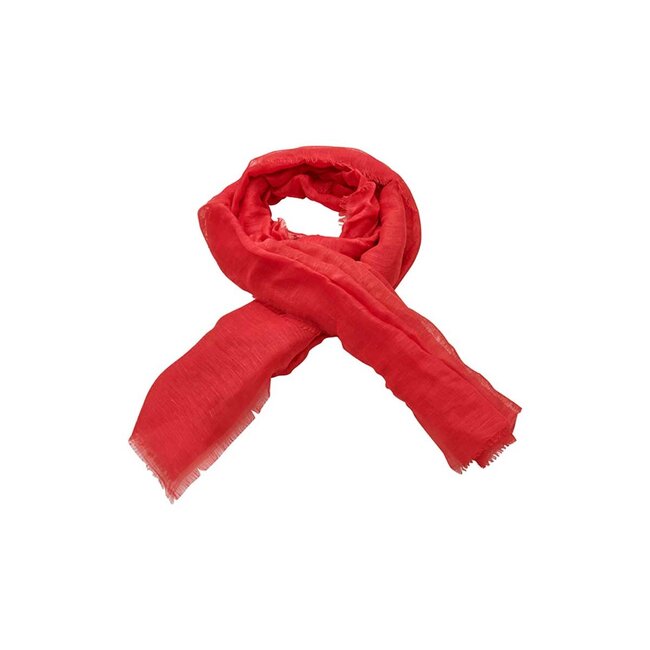 Les Cordes Sjaal Linda Rood