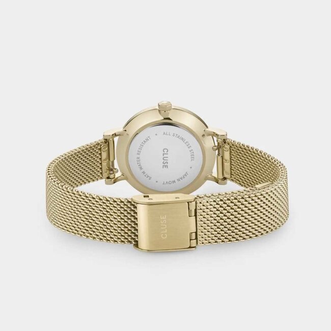 Cluse Uurwerk Boho chic petit mesh gold/white gold