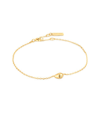 Ania Haie Armband Gold pebble sparkle chain