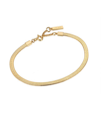 Ania Haie Armband Flat snake Gold