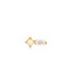 Ania Haie Piercing Kyoto opal sparkle barbell single gold