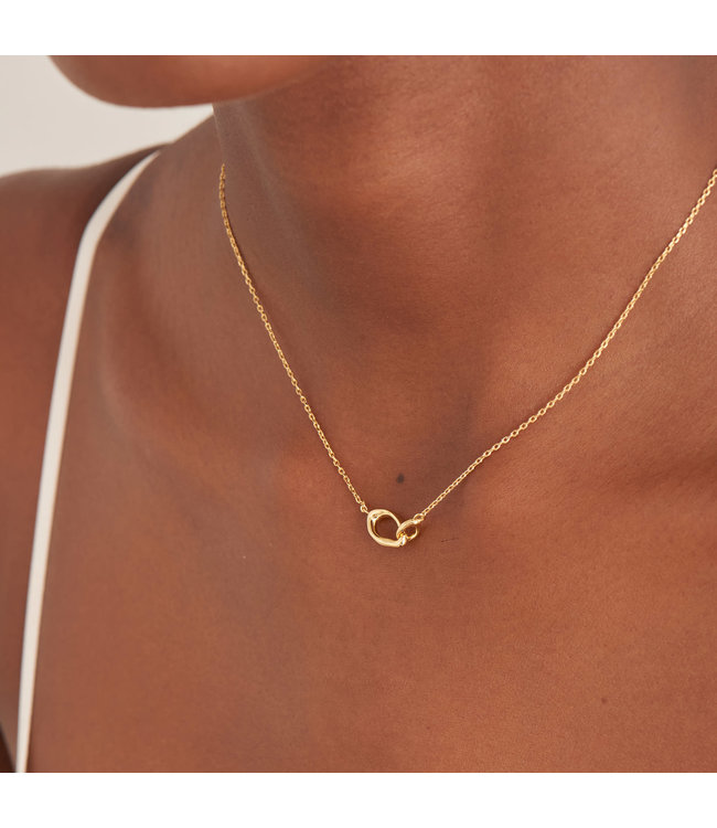 Ania Haie Halsketting Wave Link Gold