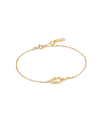 Ania Haie Armband Wave Link Gold