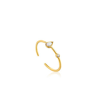 Ania Haie Ring Opal raindrop gold