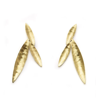 Christine Bekaert Oorring Bamboo Studs Large