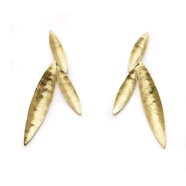 Christine Bekaert Oorring Bamboo Studs Large