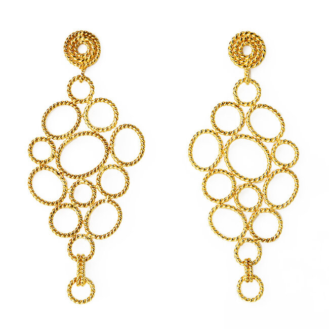 Christine Bekaert Oorring Pebble Wire