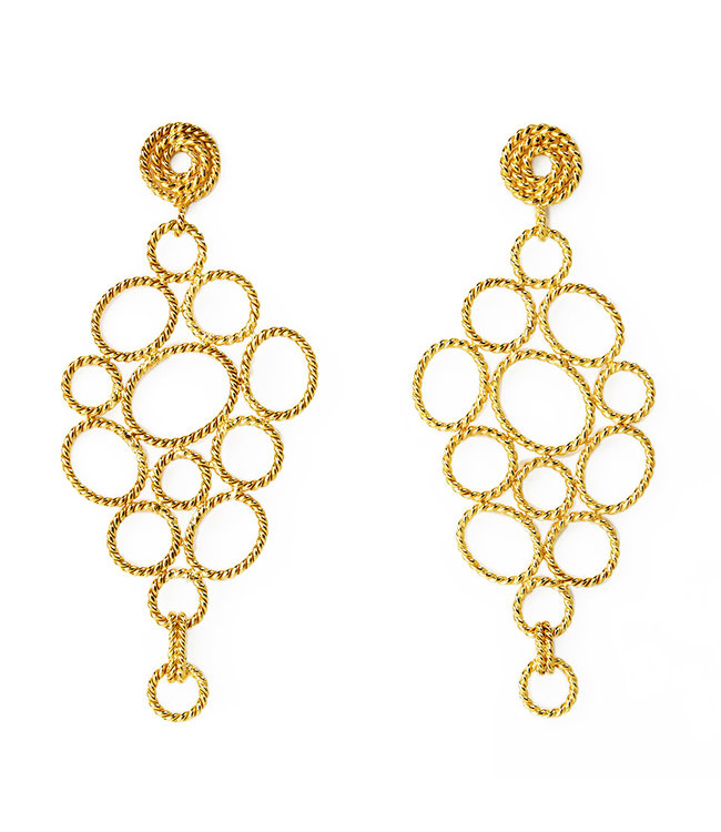 Christine Bekaert Oorring Pebble Wire