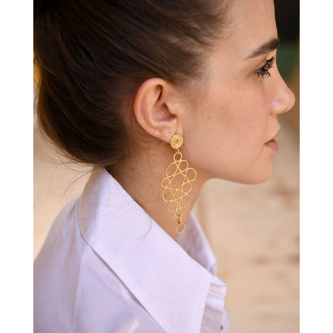 Christine Bekaert Oorring Pebble Wire