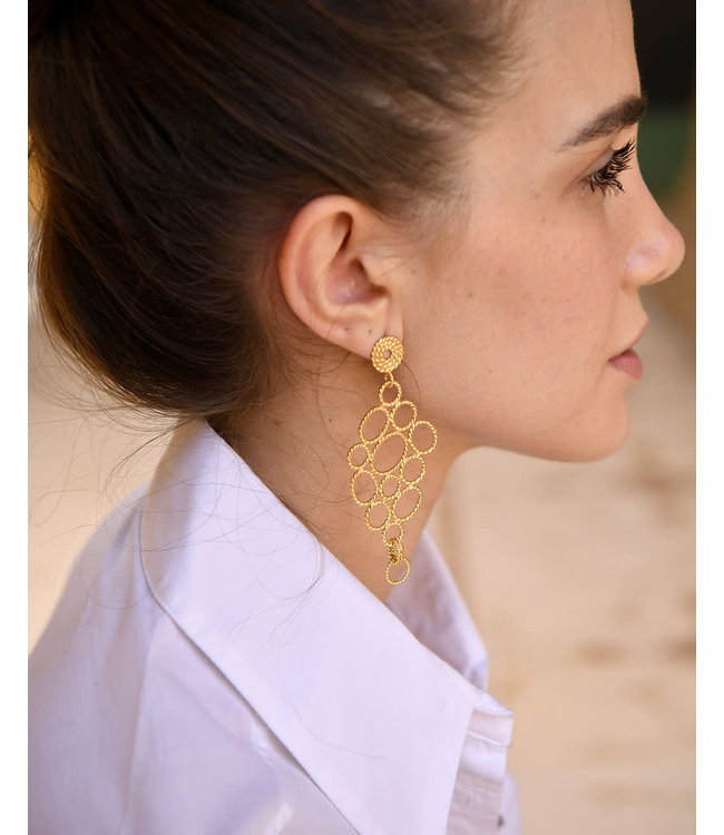 Christine Bekaert Oorring Pebble Wire