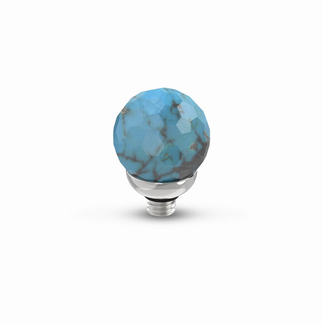 MelanO TW Gem Facet Ball Turquoise