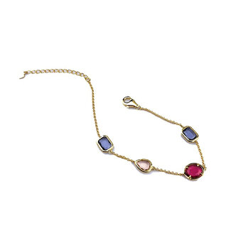 Silver Rose Armband Louise