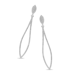 Silver Rose Oorring Julie