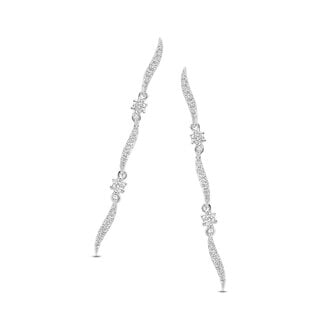 Silver Rose Oorring Charlotte