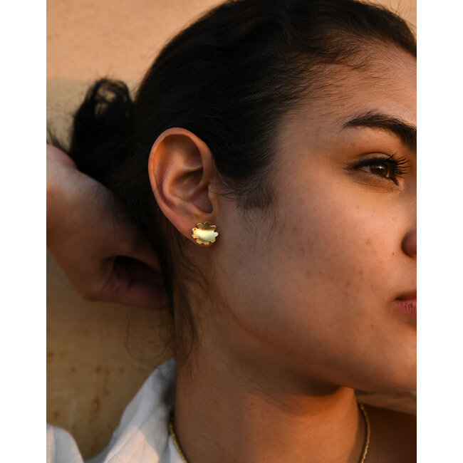Christine Bekaert Oorring Little ocean studs