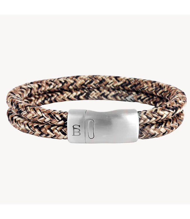 Steel & Barnett Rope Bracelet Lake Rusty M