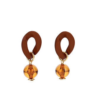 Les Cordes Oorring Kagan Cognac