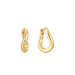 Ania Haie Oorring Pot Charm gold twist huggie hoop