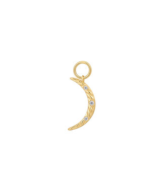 Ania Haie Charm earring Gold moon