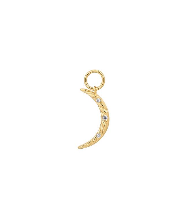 Ania Haie Charm earring Gold moon