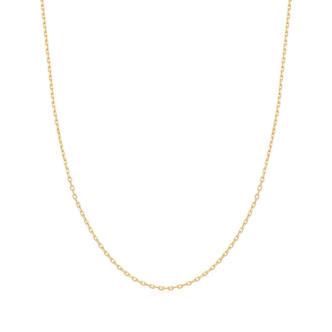 Ania Haie Halsketting Charm Gold mini link chain