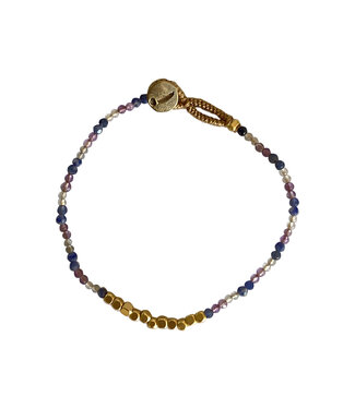 Ibu Jewels Armband Lulu Flash Multi Violet