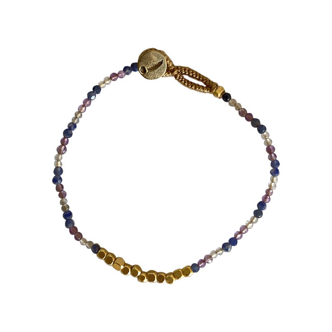Ibu Jewels Armband Lulu Flash Multi Violet