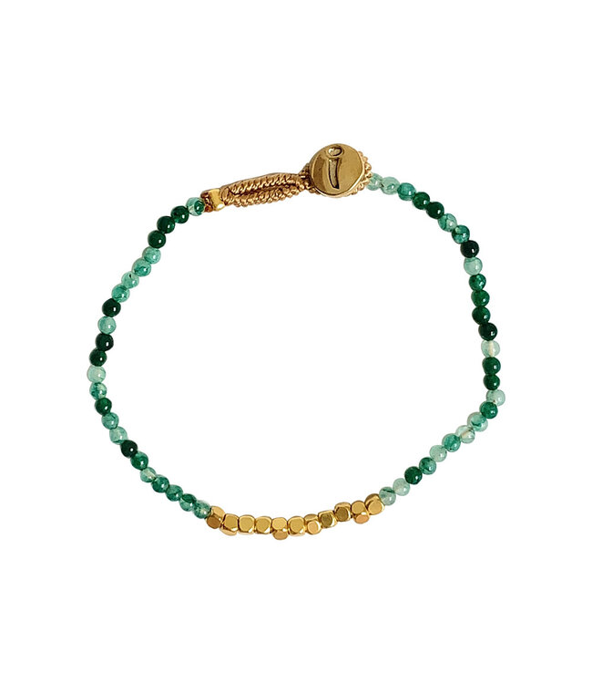 Ibu Jewels Armband Lulu Flash Green Jade