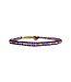 Ibu Jewels Armband Jill small stones Gold Amethyst