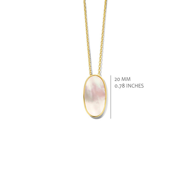 Silver Rose Halsketting Lieke Goud