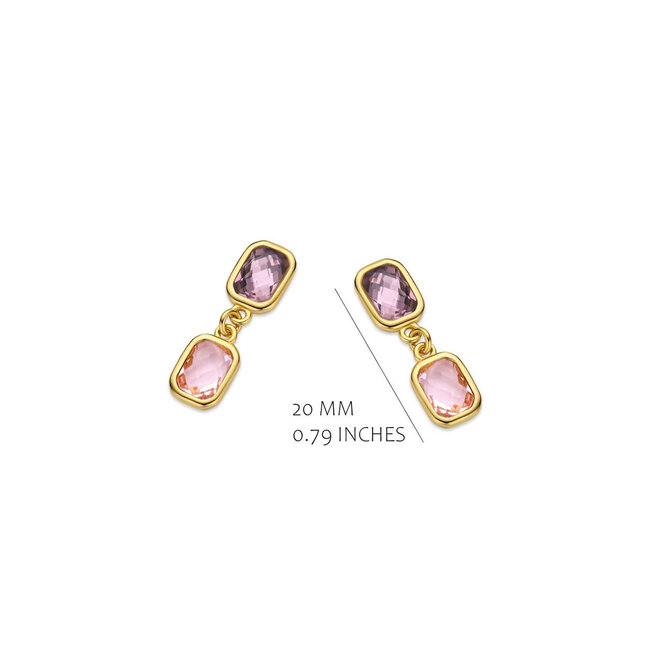 Silver Rose Oorring Delia