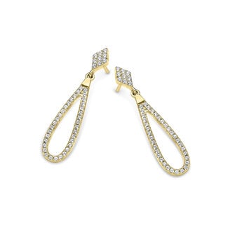 Silver Rose Oorring Améline Goud