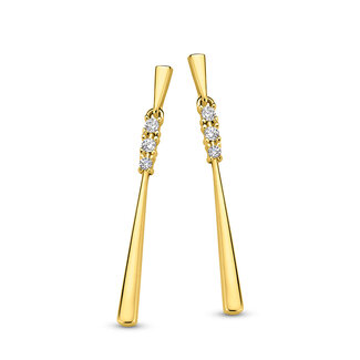 Silver Rose Oorring Penny