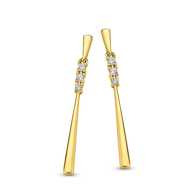 Silver Rose Oorring Penny