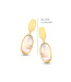 Silver Rose Oorring Dorien